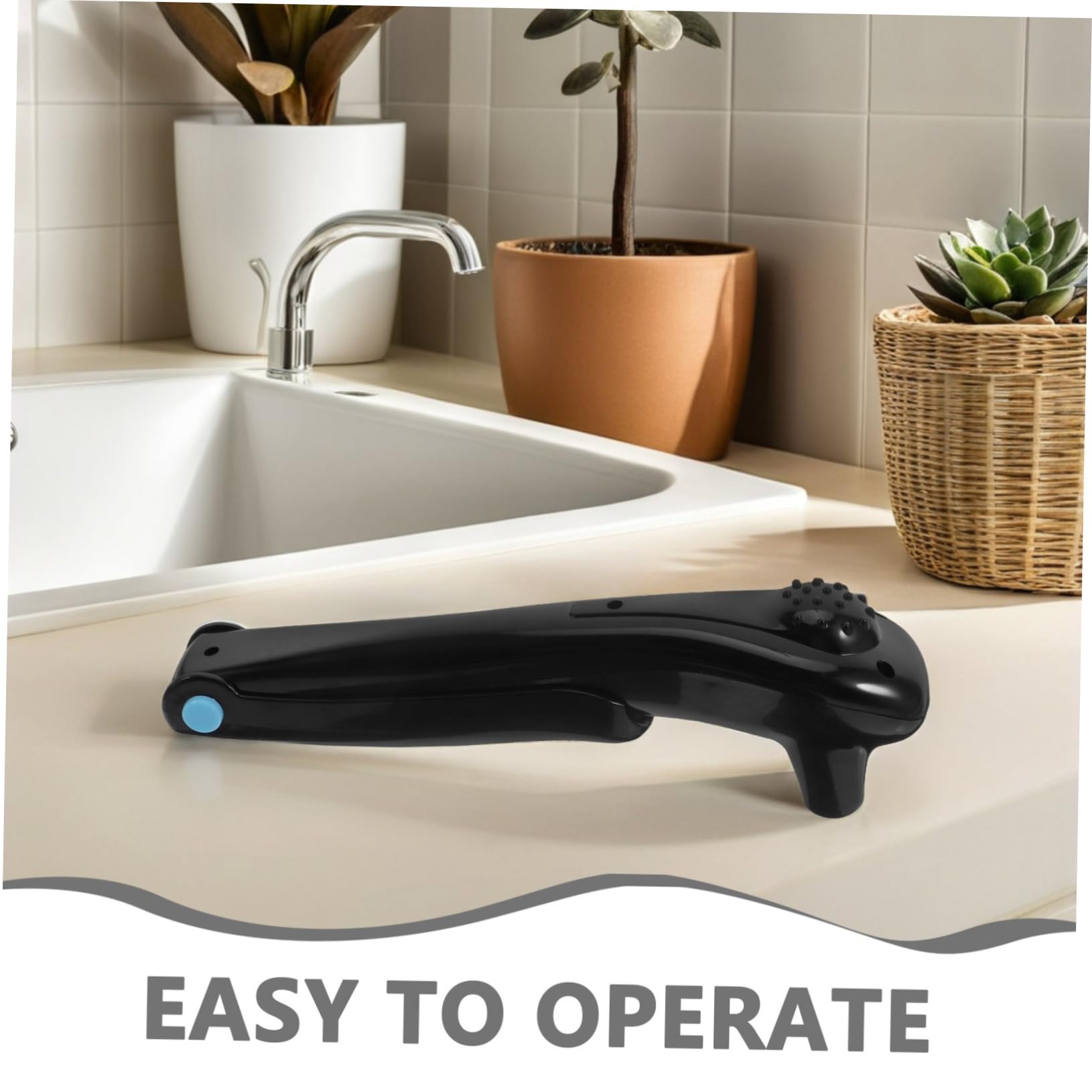 Afeitadora Eléctrica de Espalda Corporal para Hombres Inalámbrica Negra