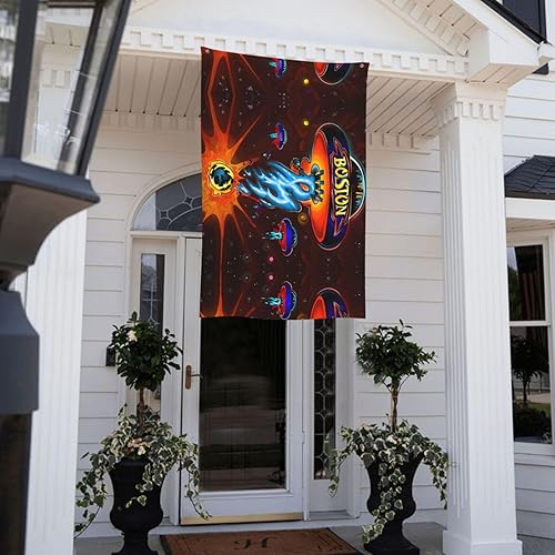 Miniatura 9 de Bandera de jardín con banda de Bostons para exterior, 3 x 5 pies, bandera de animé para patio, decoración de invierno para patio, festival al aire