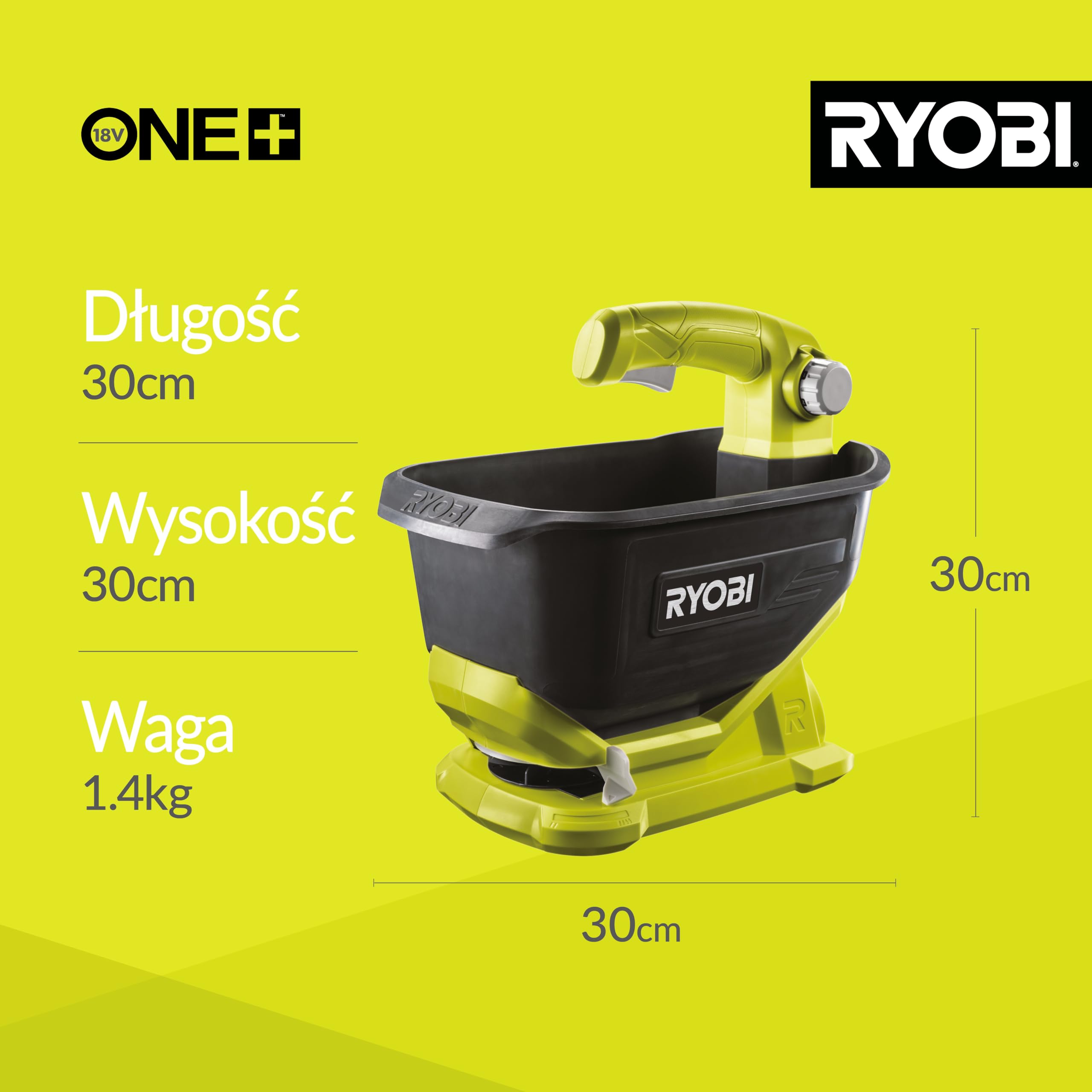 Ryobi Siewnik 18V OSS1800, Wersja bez Akumulatora i Ładowarki
