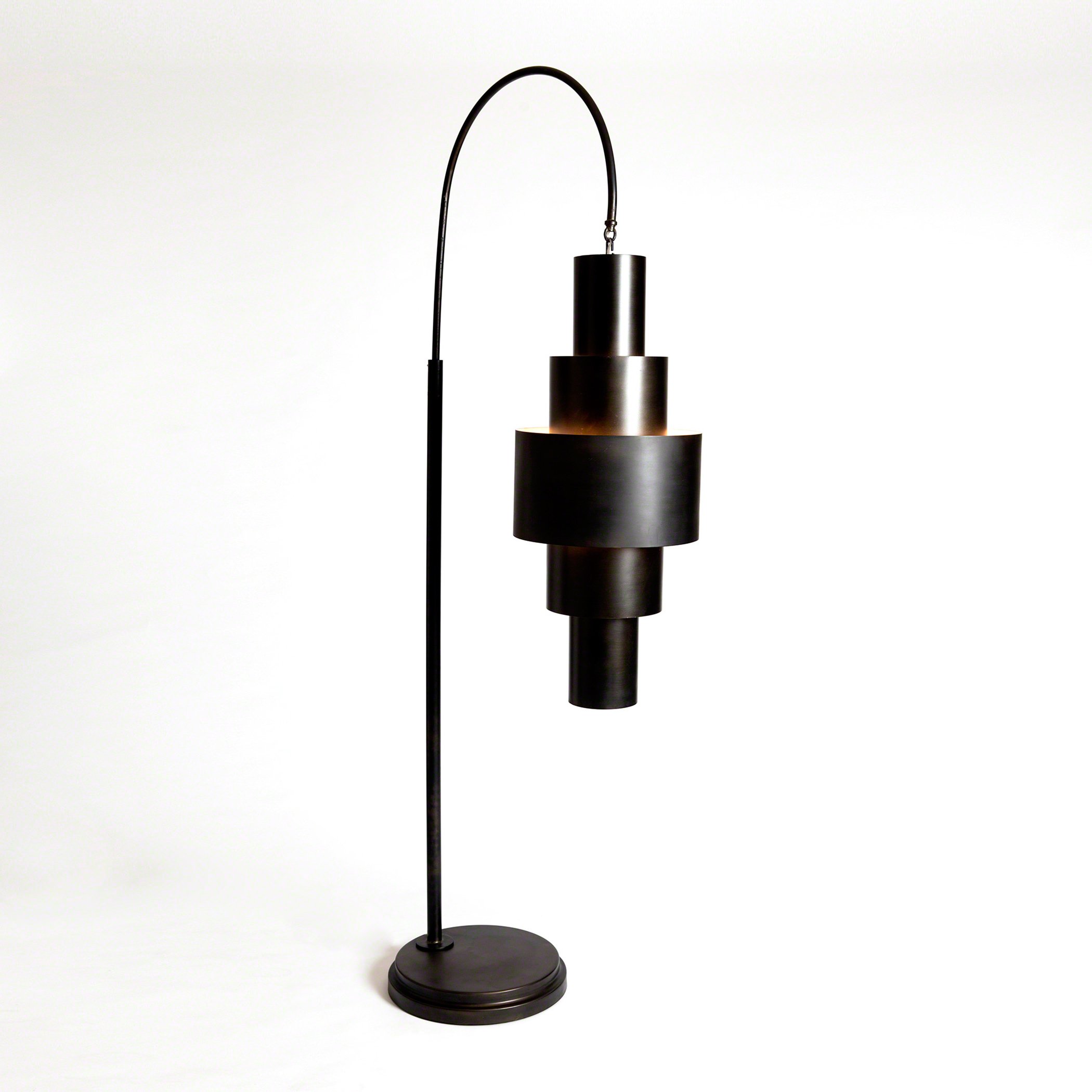 Babylon Floor Lamp, Oversized Item/Bronze