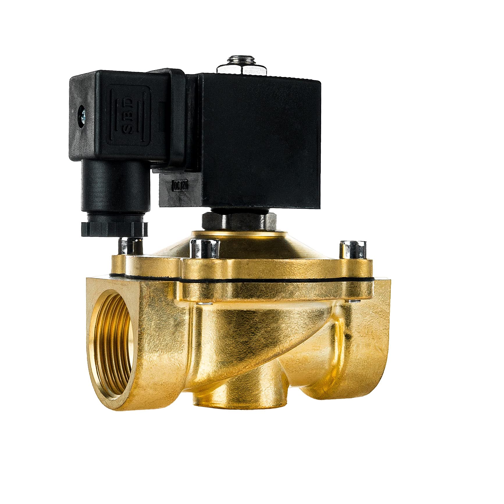 FSA Elettrovalvola in Ottone 1" 24V AC 0-10 bar Viton normalmente chiusa