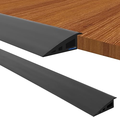 Ruedamann Tira de transición de umbral de 3.3 pies, rampa de umbral de goma de elevación de 1 15 a 1 25 pulgadas, reductor de borde superpuesto,