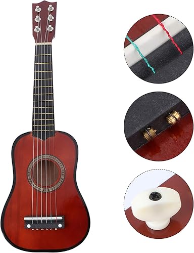 Miniatura 9 de Happyyami Kid Guitar Beginner Hawaiian Guitar for Beginner Children Guitar Toy Toys for Kids Childs Electric Guitar and Amp Kids Mini Toys Ukulele