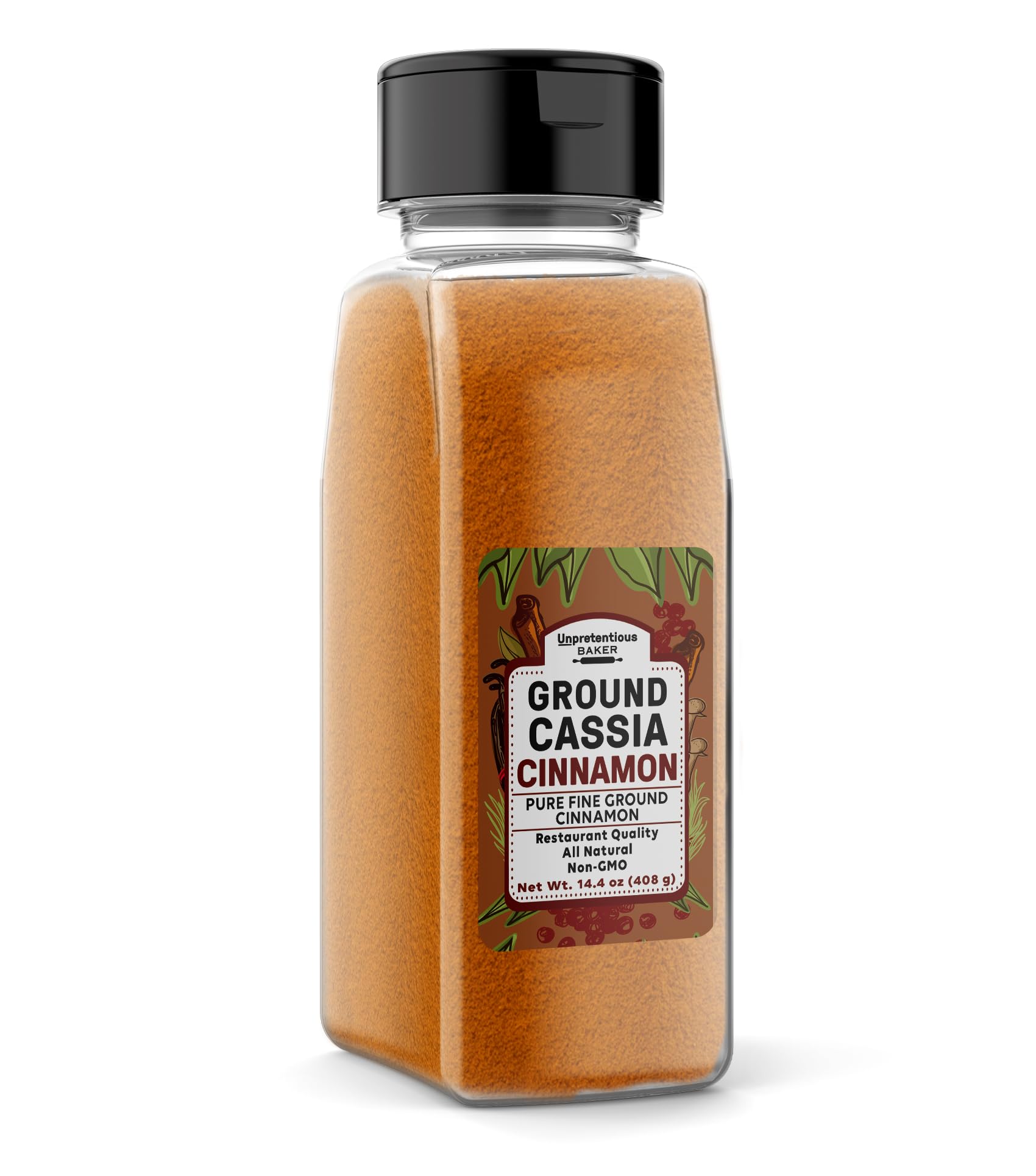 Amazon.com : Unpretentious Ground Cassia Cinnamon, 4 Cup Shaker