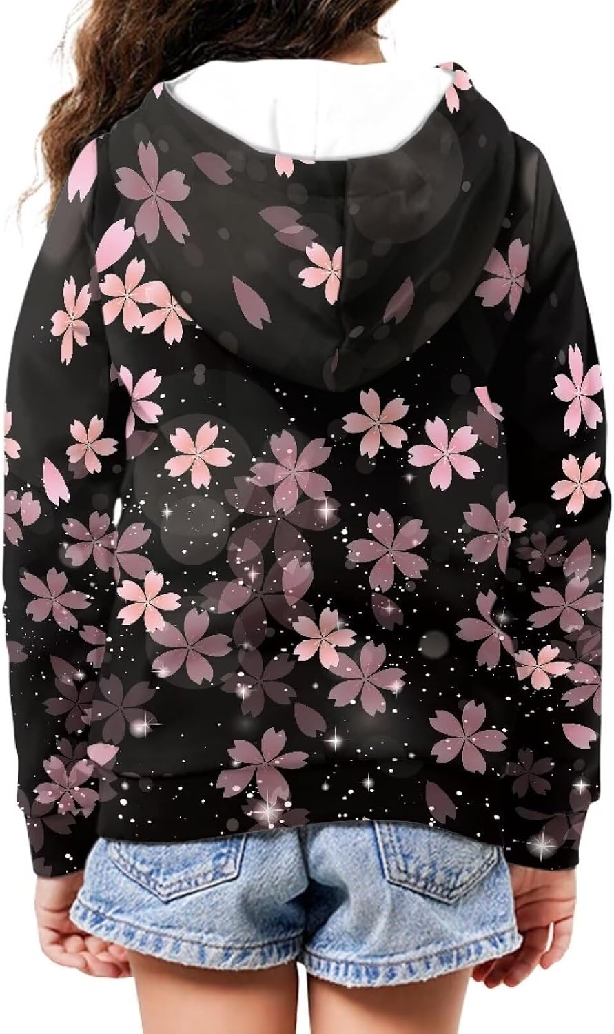 Kids Zip Up Hoodie Fashion Sweatshirt for Girls Boys Size 6-16 Years Old