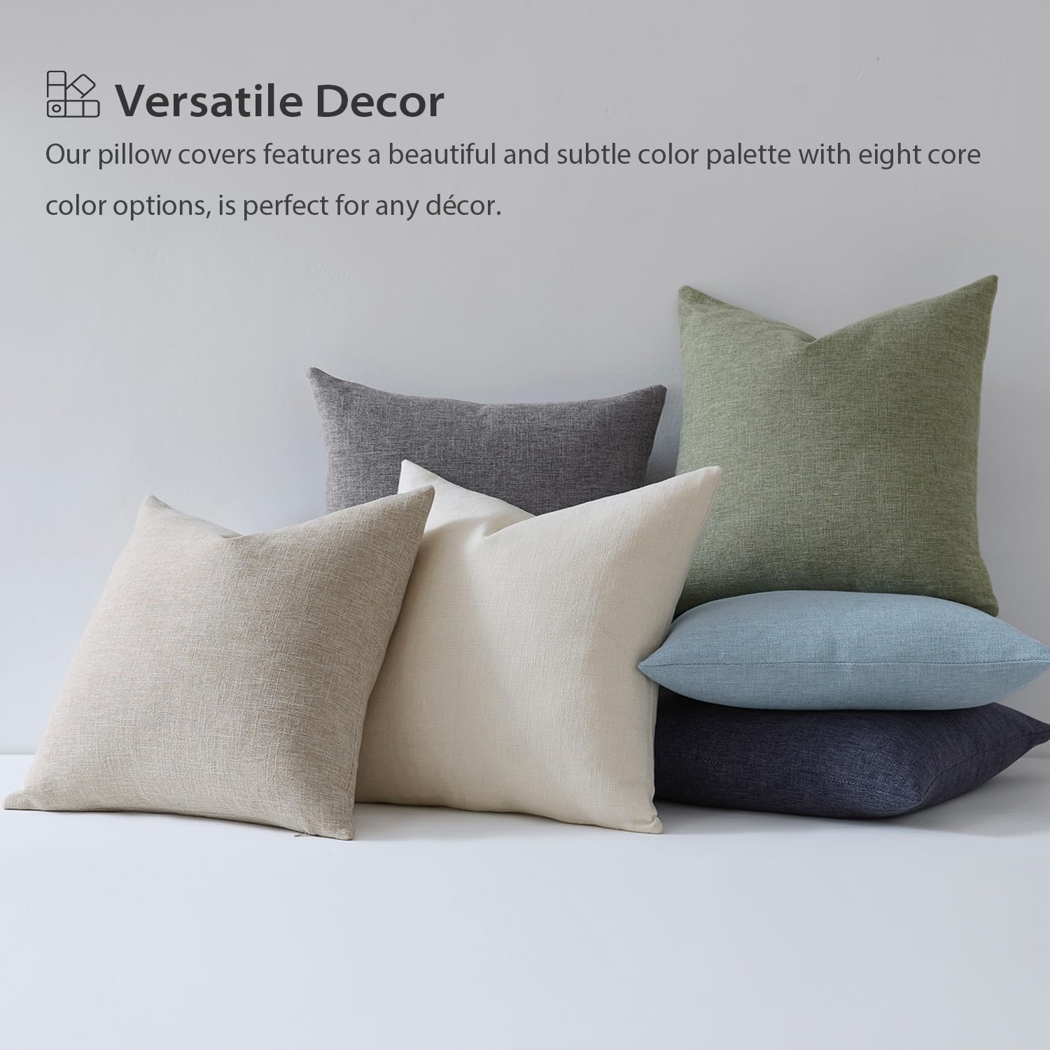 AEIOAE Boho-Kissenbezüge Im Teppichmuster – 2er-Set 40x40 Cm, Blau-gelb, Für Sofa & Balkon