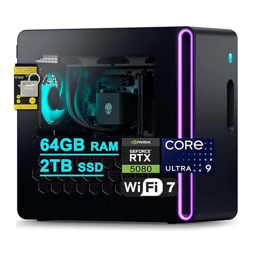 Amazon.com: Dell Alienware Aurora ACT1250 Gaming Desktop