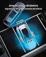 Vista 7 de IIWEY N5 - Cámara de tablero de 4 canales con visión de 360°, 1080P frontal y trasera en el interior, cámara de tablero izquierda y derecha