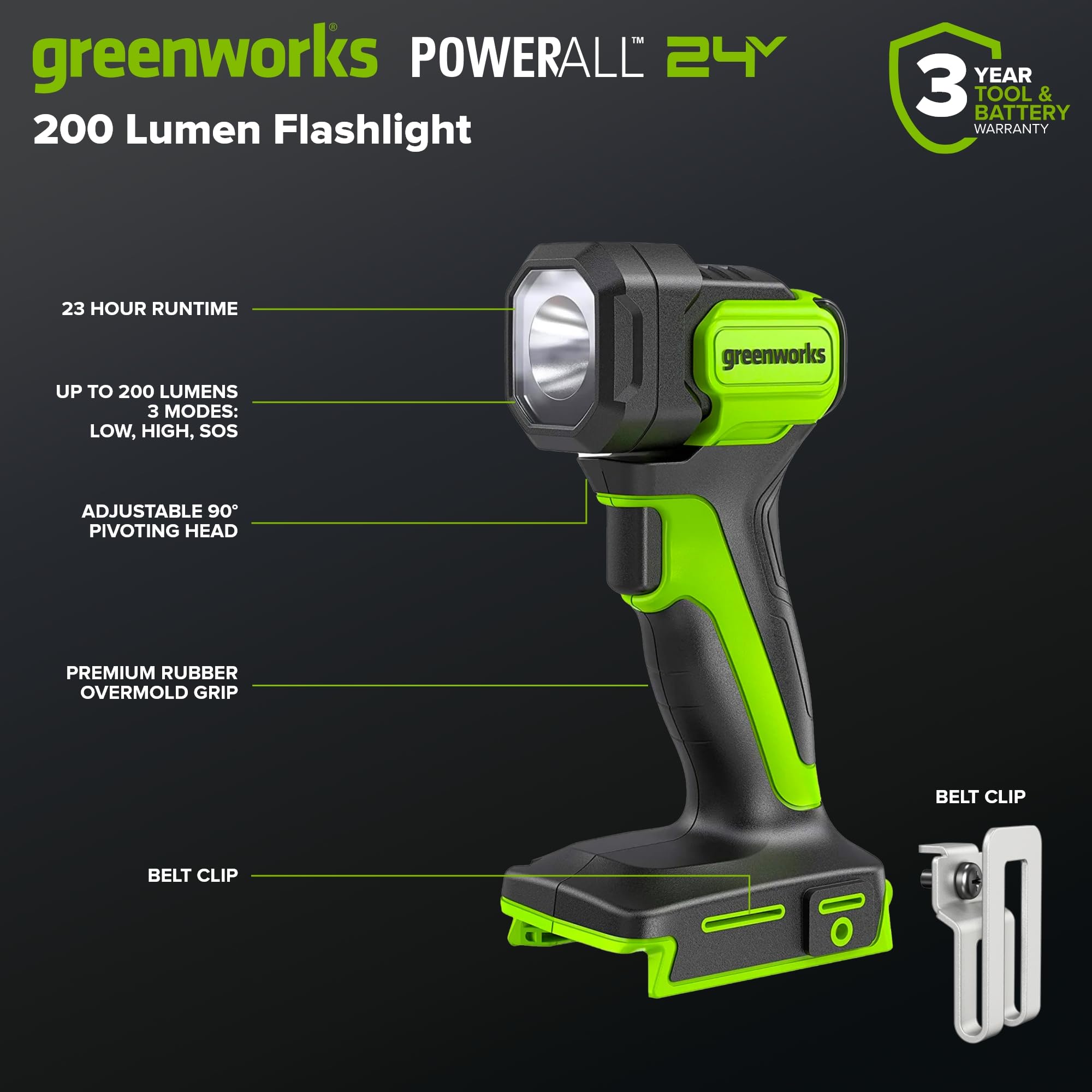 GREENWORKS 24V Set d'outils sans fil 4 pièces – Perceuse à percussion & Visseuse sans balai, Scie circulaire 6,5", Lampe LED, Batteries 4,0Ah + 2,0Ah (Powerbank 24.000 mAh), Chargeur rapide 65W