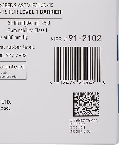 Vista 7 de McKesson Procedure Mask Pleated 91-2102
