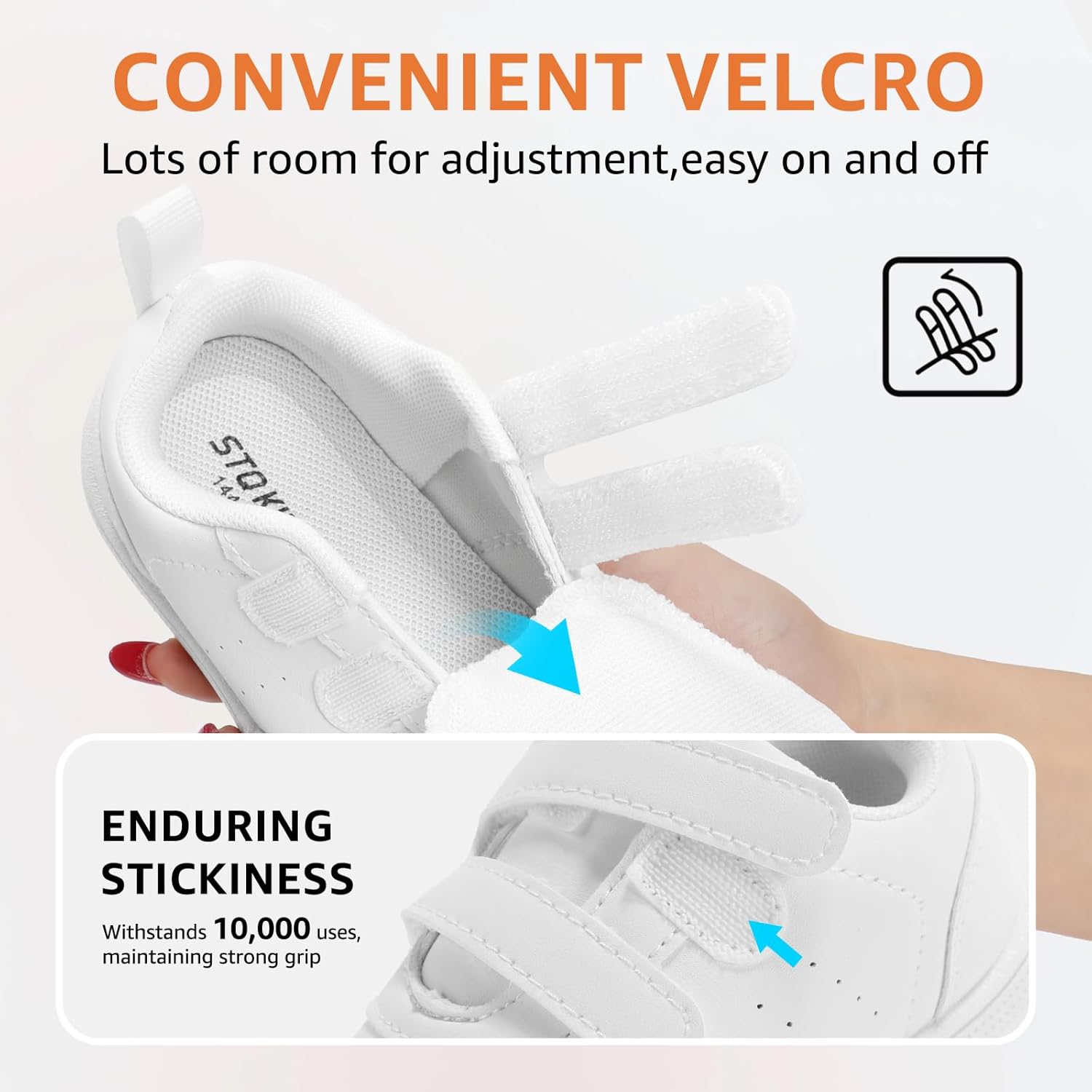 STQ Toddler Wide Toe Box Barefoot Shoes Boys Girls Kids Sneakers Non Slip Lightweight Zero Drop Comfortable Tennis Walking Running School Athletic Casual Indoor Outdoor - Image 6