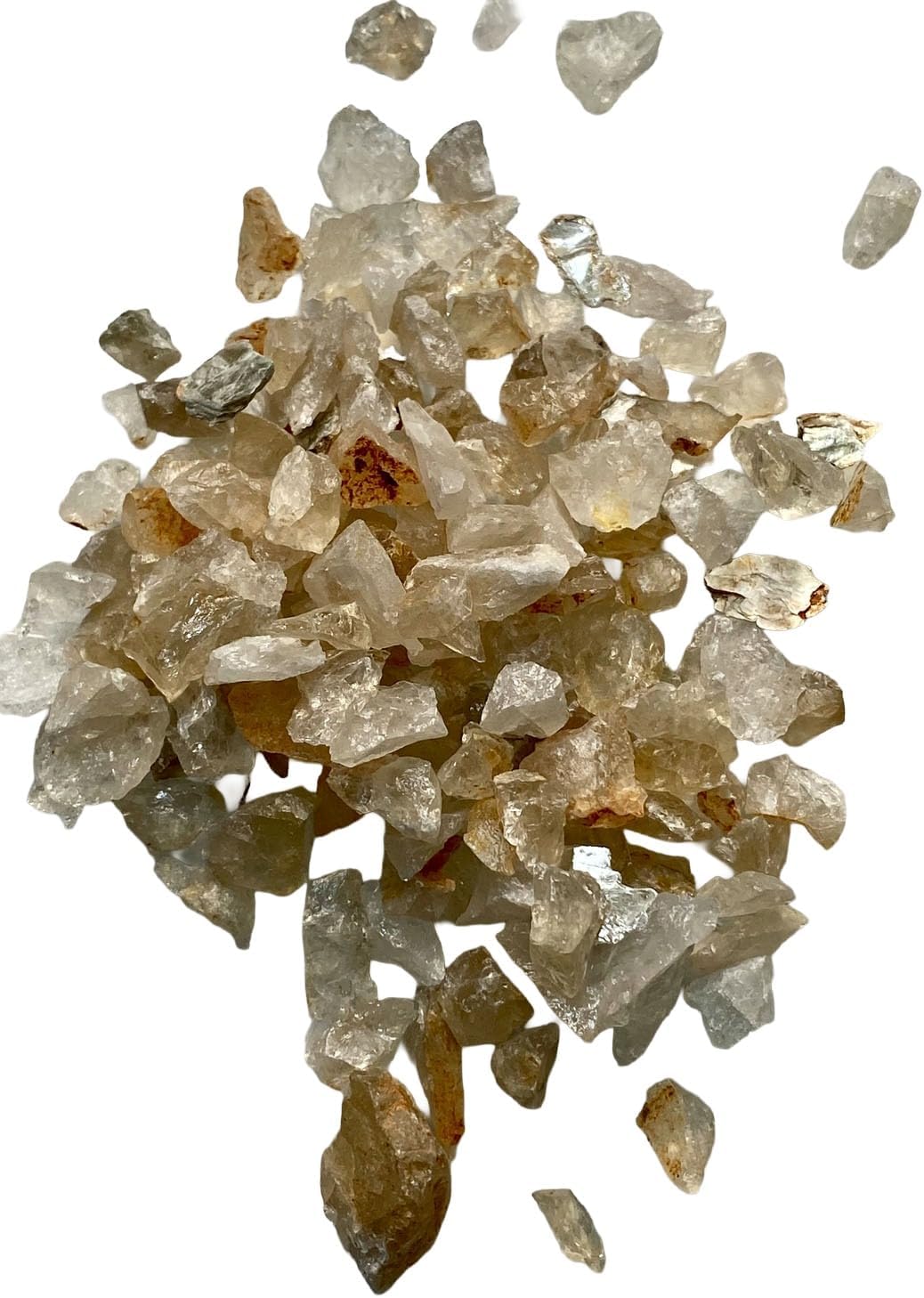 Citrine - Large Under 1" no Powder - 100% Citrine Life+Love! Abundance Drive! lu1(9 Ounces)