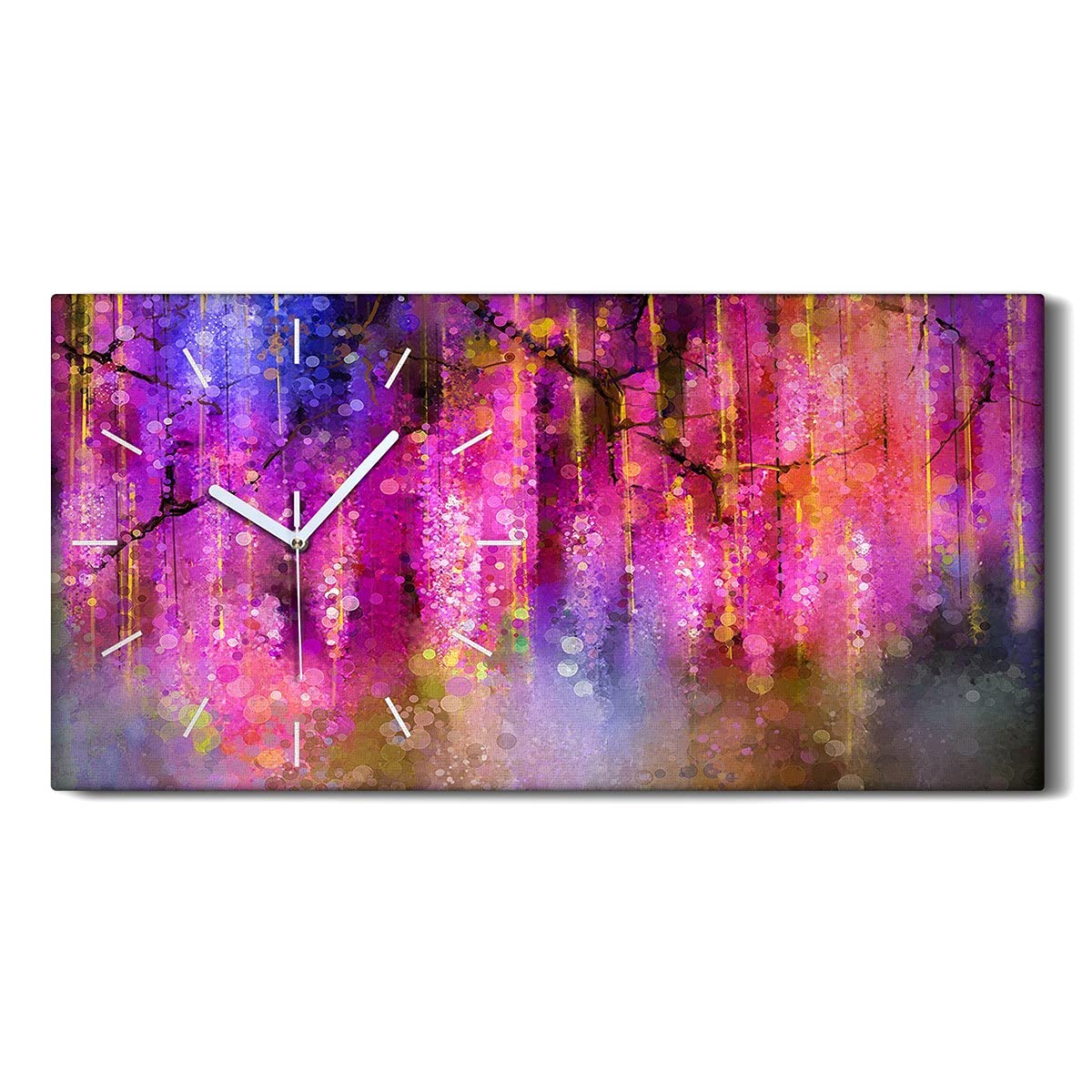 Horloge sur toile sans tic-tac pour résoudre les bruits nocturnes dans la chambre
