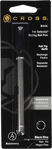 Vista 6 de Cross Selectip 8444 - Recambio de punta porosa, 1 unidad, color negro, Azul medio Azul,negro (Medium Black),negro, (Fine Black),azul