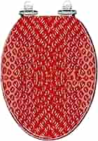 椅子 strawberry Elongated Toilet Seat Strawberry texture Resin Toilet Seat