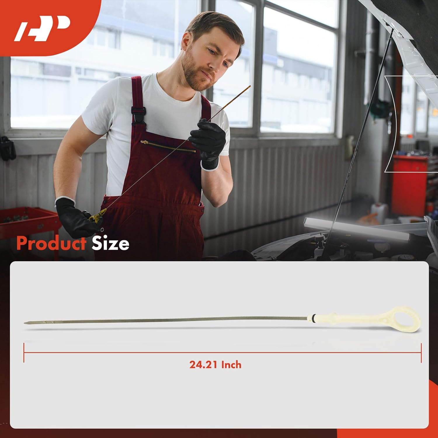 A-Premium Engine Oil Dipstick Compatible with Mitsubishi Outlander 2014-2020, Outlander PHEV 2018-2020, Outlander Sport 2011-2020, Lancer 2008-2017, Engine Oil Measuring Rod Dip Stick