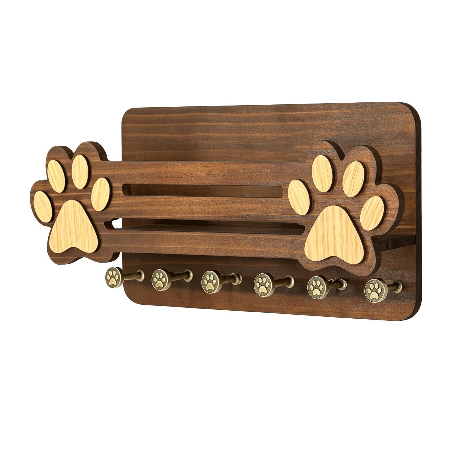 Ganchos de pared con correa de perro organizador de correas caninas