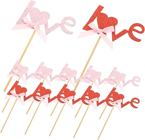 Amosfun 48 piezas de barra de sándwich plug-in fiesta de cumpleaños pastel recoger fruta papel decoraciones boda decorar cóctel amor ensalada fruta