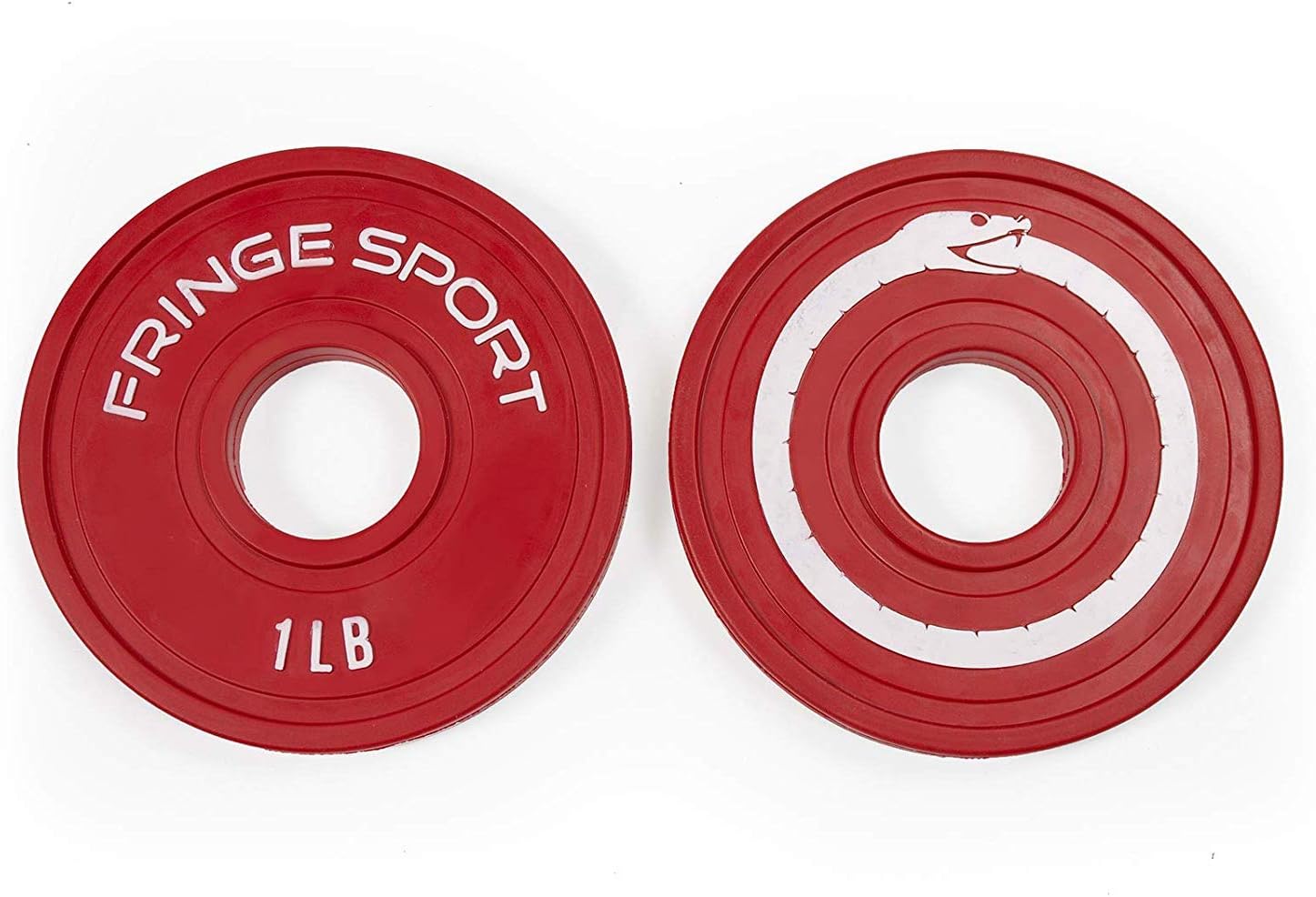 Ader Olympic Fractional Plates 3/4 Lb Red Sold as Pair. : Weight Plates