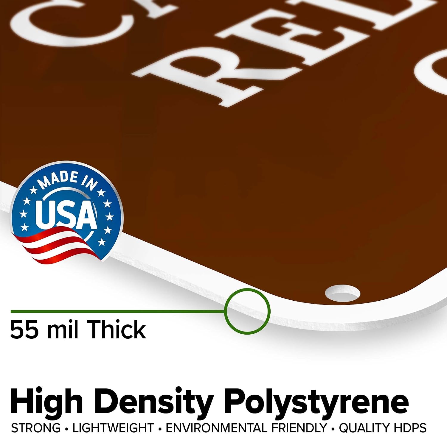 Catch And Release Only Sign, 18x24 Inches, 55 mil thick HDPS (high density polystyrene), Made in USA by My Sign Center