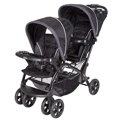Baby Trend Sit N' Stand - Cochecito doble, ónix Onyx