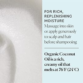 Sky Organics - Multipurpose Organic Coconut Oil for Skin & Hair, 16.9 fl oz - Extra Virgin Hair Oil & Body Moisturizer - Vitamins, Antioxidants & Fatty Acids - Vegan, Cruelty Free - w ebook