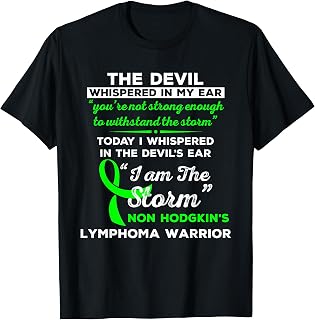 I Am the Storm Non Hodgkin's Lymphoma Warrior T-Shirt T-Shirt