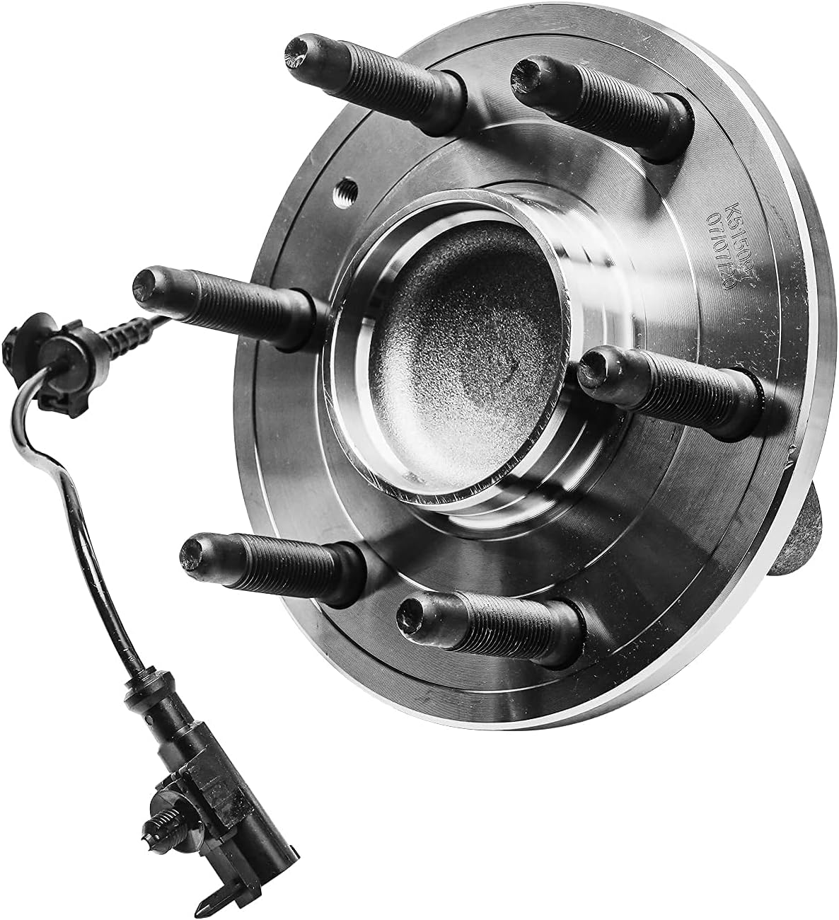 Detroit Axle - 2WD Front Wheel Bearing Hubs Kit for Chevy Silverado GMC Sierra Yukon XL 1500 Tahoe Avalanche Cadillac Escalade ESV 2 Wheel Bearing and Hubs 12 Wheel Lug Nuts 1 Socket Key Replacement