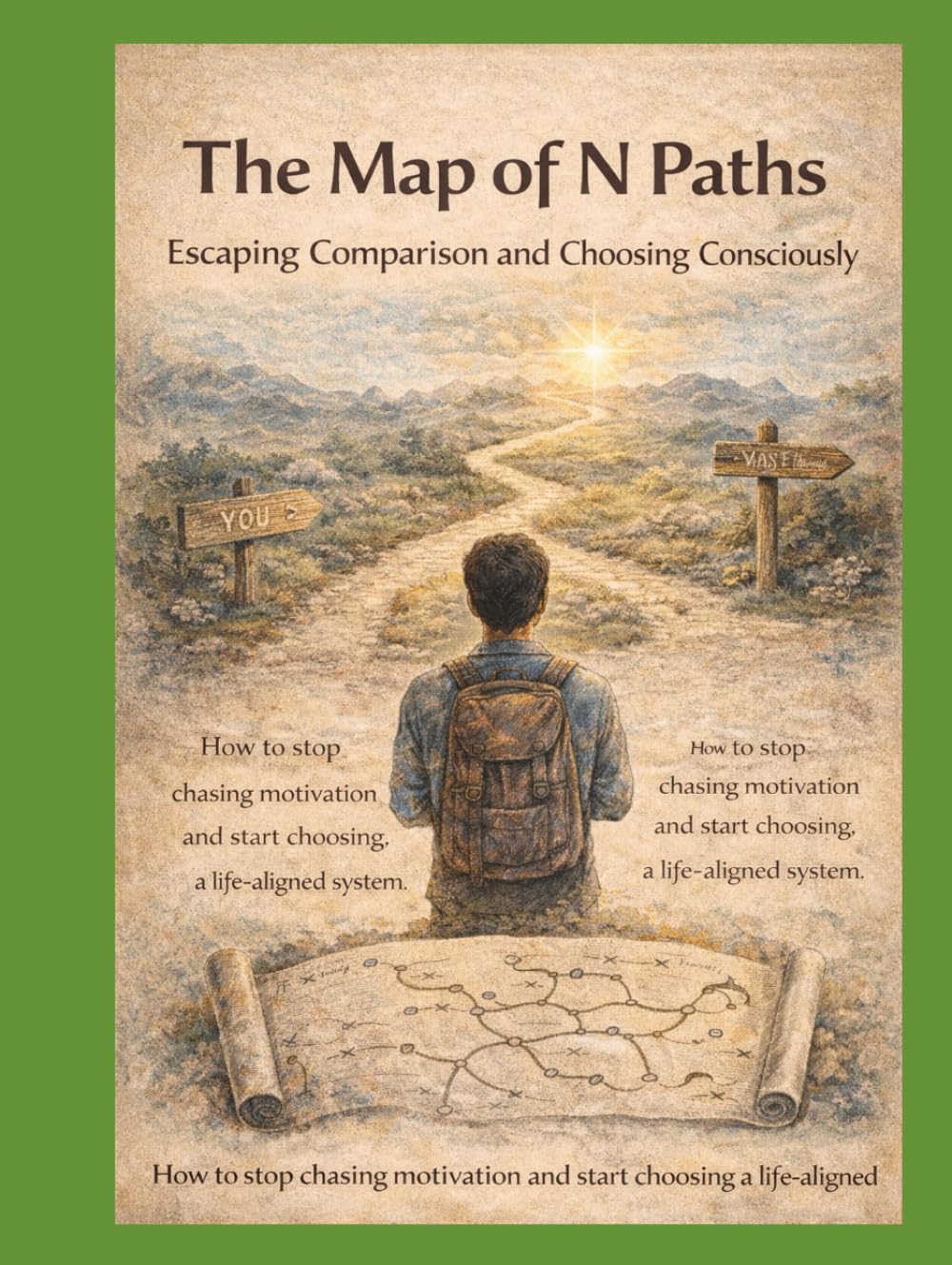 The Map of N Paths Escaping Comparison and Choosing Consciously: How to stop chasing motivation and start choosing a life-aligned system (“The N Paths Project” Systems for a Life Without Guilt)