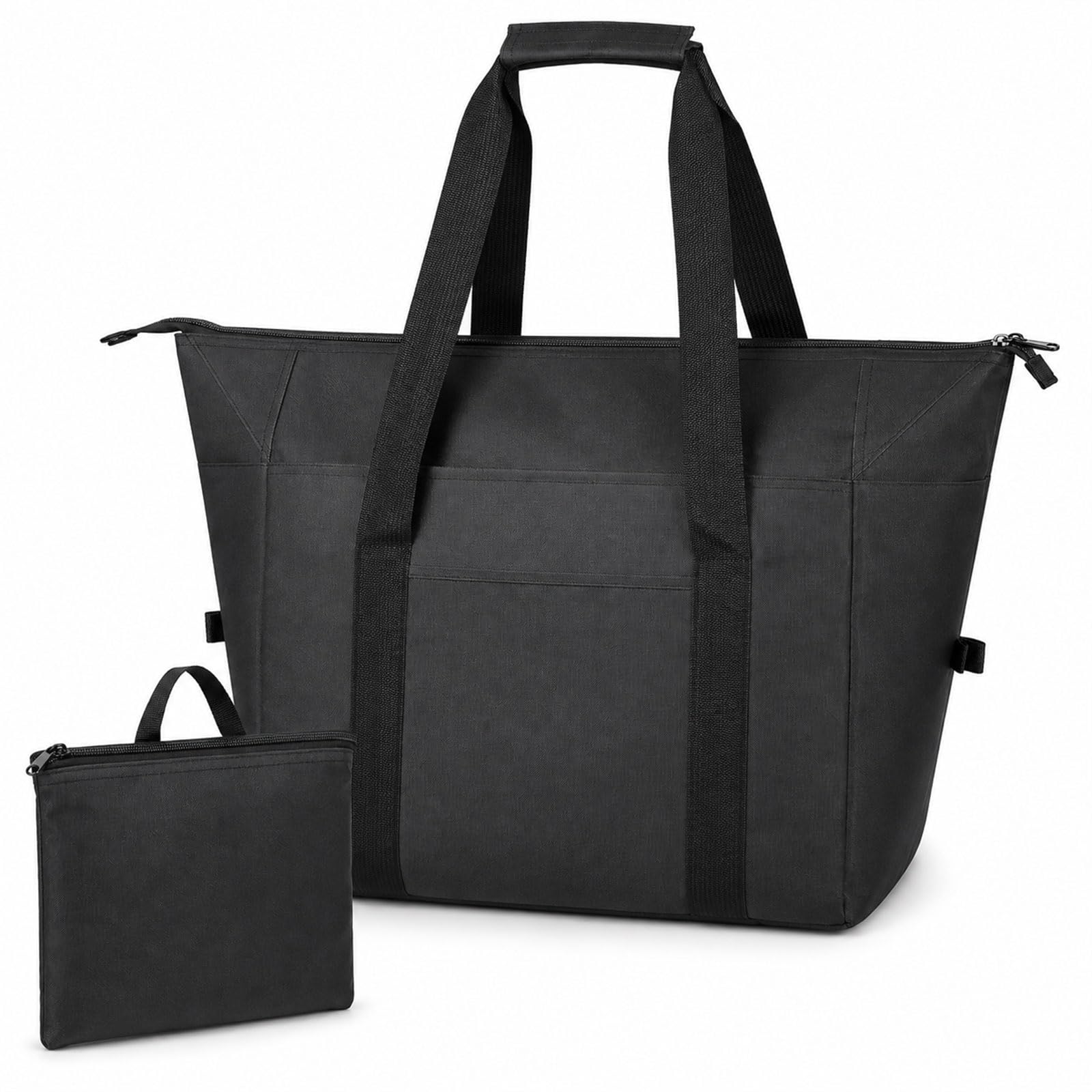25L Foldable Cooler Bag with Hard Liner, Insulated Shopping Bags