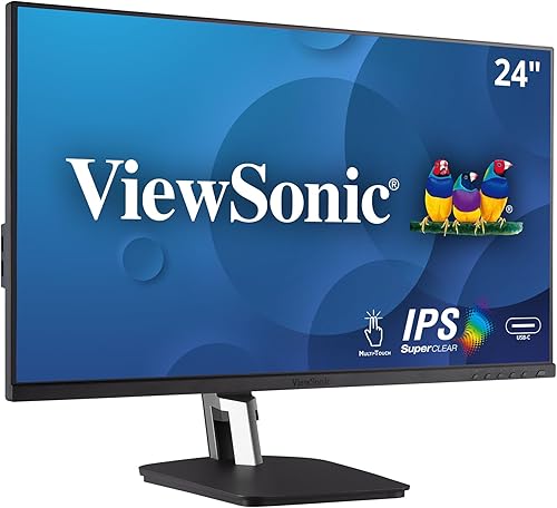 Miniatura 8 de ViewSonic TD2465 Monitor de pantalla táctil de 24 pulgadas 1080p con ergonomía avanzada, entradas HDMI y USB