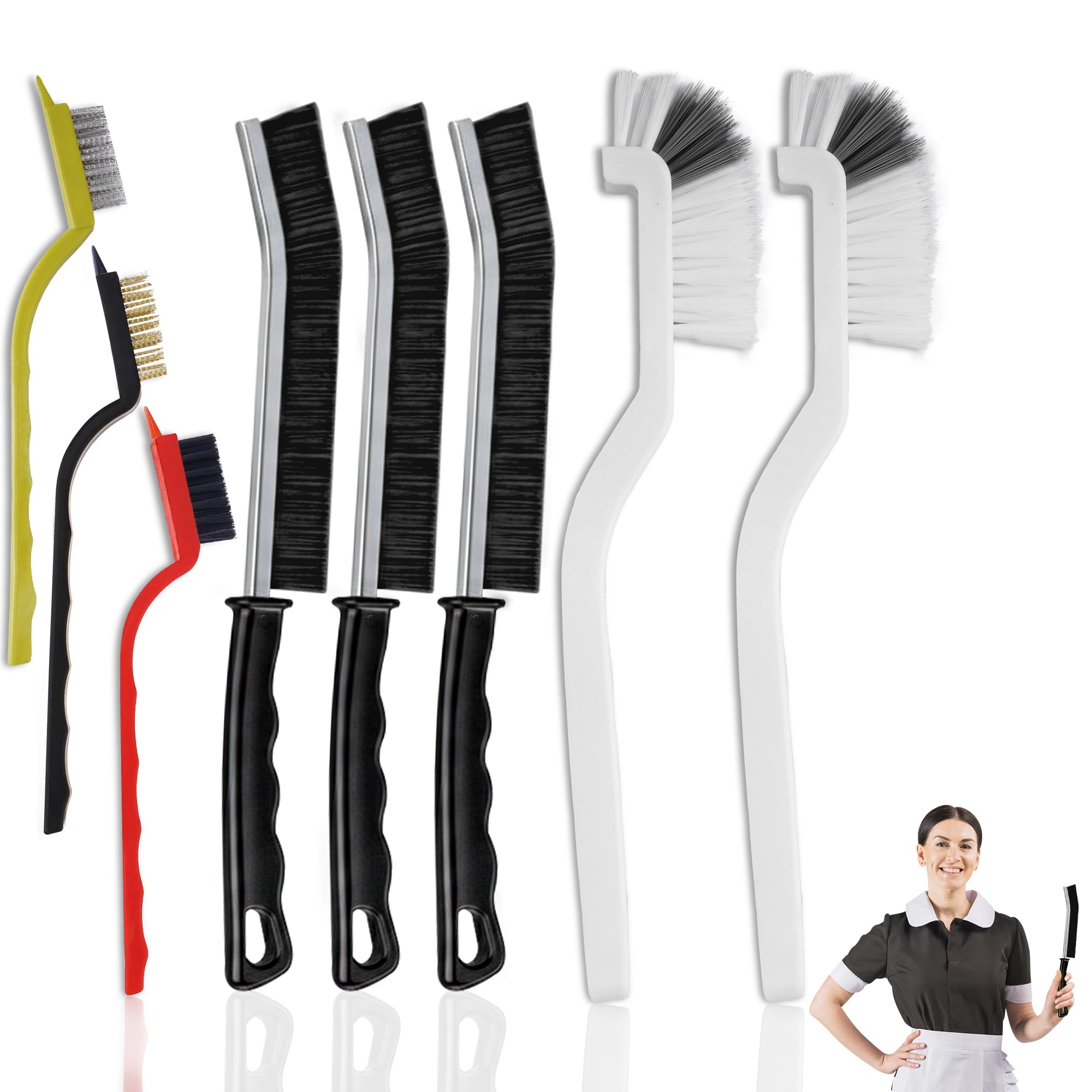 Crevice Cleaning Brush Set - 17 Piece -23 Crevice Cleaning Brush Set - 17 Piece -23