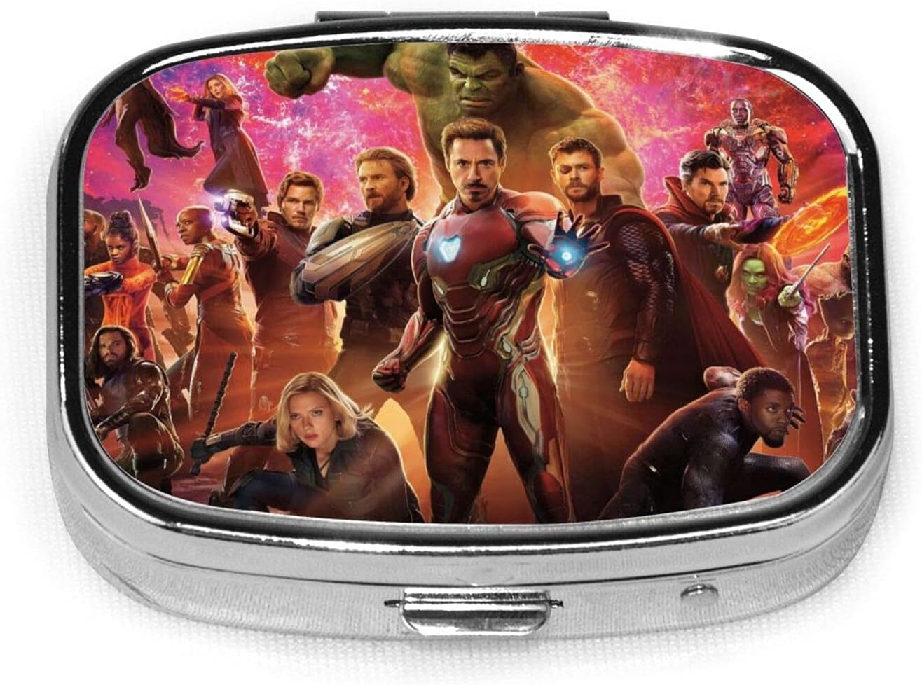 Marvel Avengers Pill Box Small Metal Pill Box Pill Box