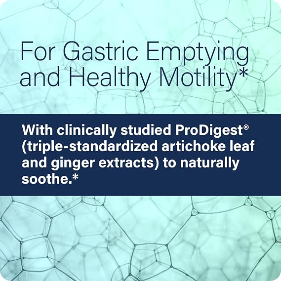 Enzyme Science GI Motility Complex Supplement for Men & Women - Apple Cider Vinegar Capsules with Artichoke & Ginger, Digestive Health Support for Adults, Reduces Occasional Bloating & Gas - 60 Caps