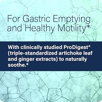 Enzyme Science GI Motility Complex Supplement for Men & Women - Apple Cider Vinegar Capsules with Artichoke & Ginger, Digestive Health Support for Adults, Reduces Occasional Bloating & Gas - 60 Caps