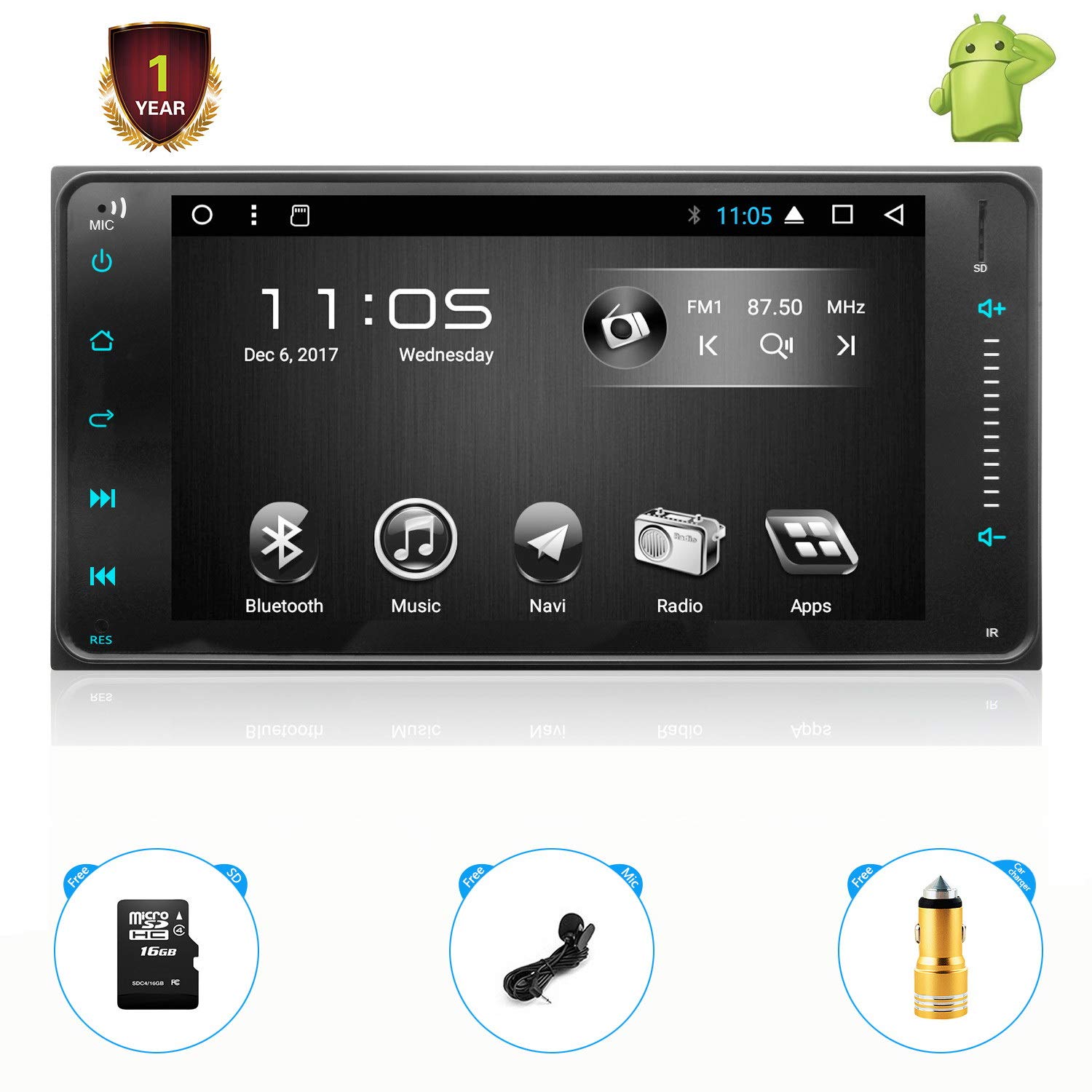 Amazon | 2din Android車ナビ カーナビゲーションAndroid7.1カー
