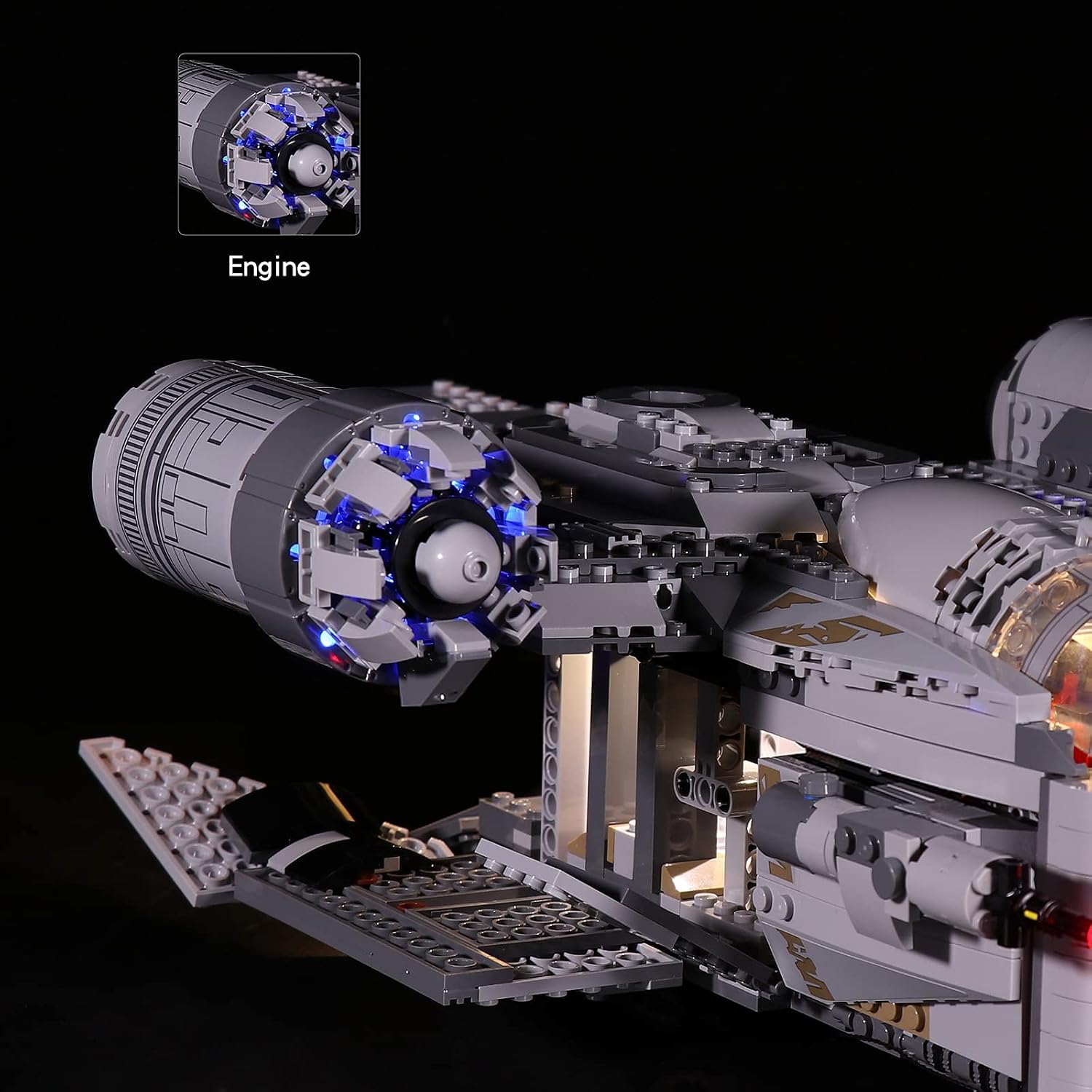 Holiday Deals π LMTIC Led Lighting Kit with Music for (The Mandalorian The Razor Crest) Building Blocks Model-Remote Control Light Set Compatible with Lego 75292 (NOT Included The Lego Sets) Best Seller LMTIC Led Lighting Kit with Music for (The Mandalorian The Razor Crest) Building Blocks Model-Remote Control Light Set Compatible with Lego 75292 (NOT Included The Lego Sets)
