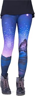cosey Damen Leggings – Elastische Fitness- & Festivalhose – Superweich, figurbetont & pflegeleicht – Zwei Größen