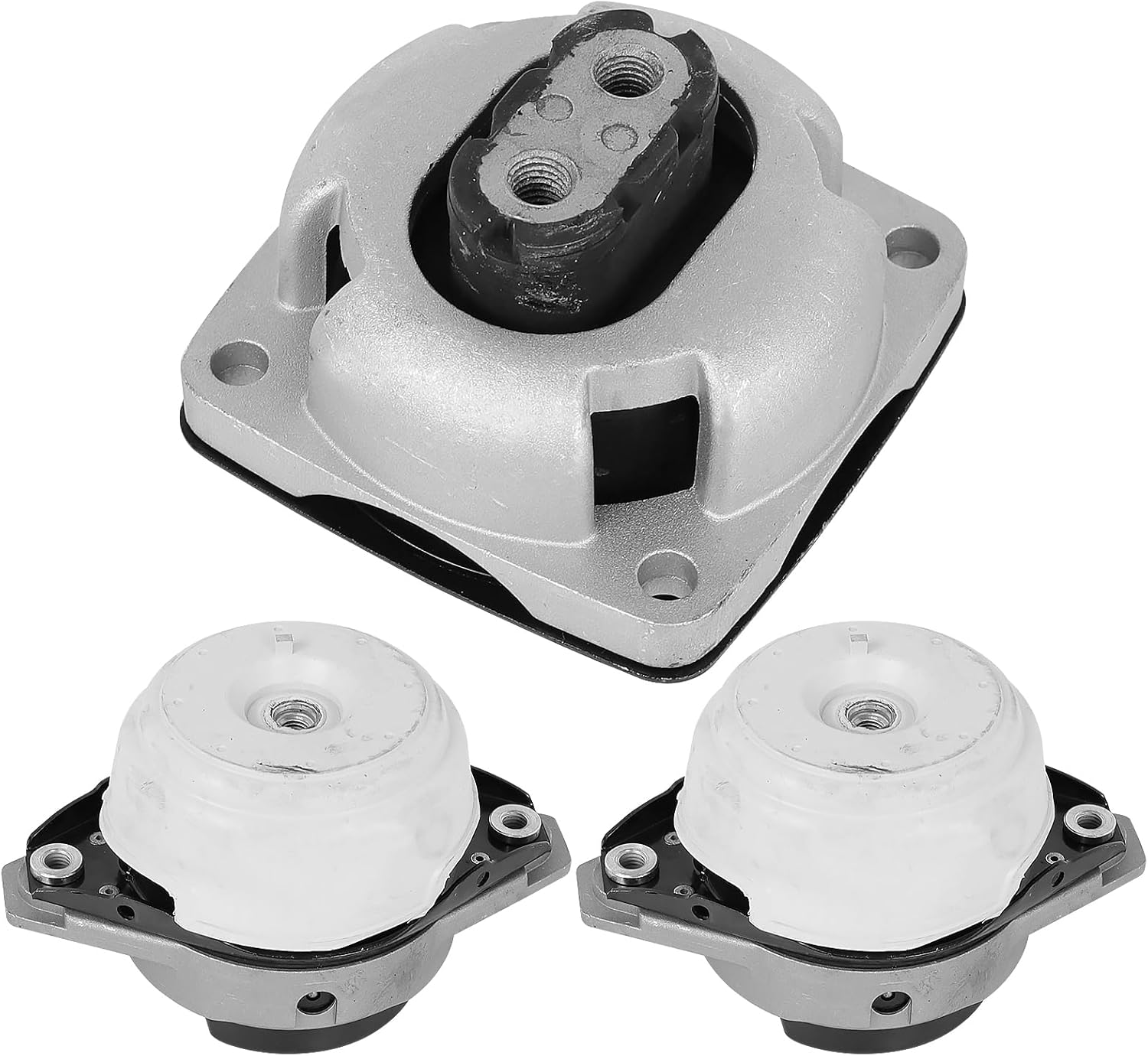 3PC Engine Motor & Trans Mounts Set (9940 9666) - Vibration Dampening Support - Fits GLE400 GLE43 AMG GLE550e, GLS450, ML350 ML400 (V6 3.0L/3.5L) - Models with Off-Road Package, Replaces A4094 A4096