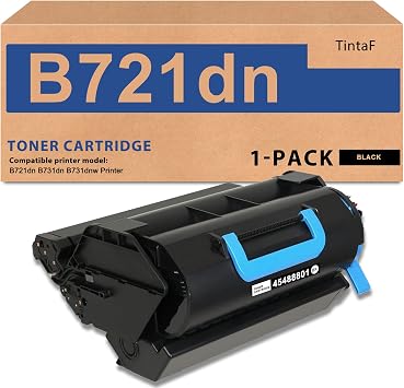 B721 B731 Toner Cartridge 45488801 for B721dn B731dnw B731dn Printer 1-Pack