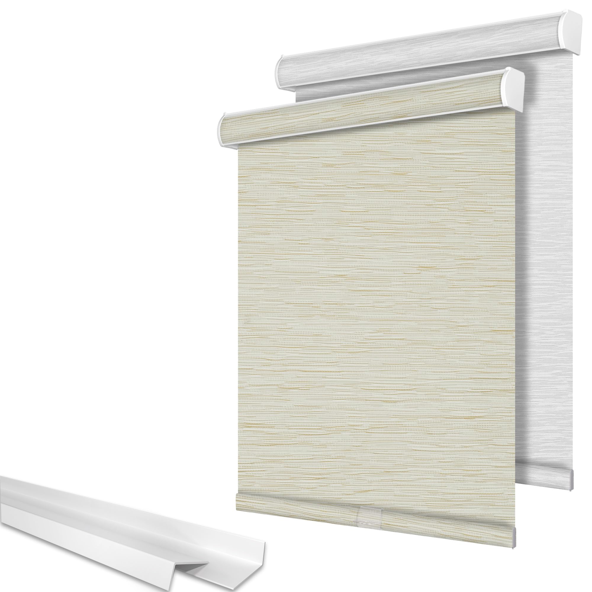 Amazon.com: Sulugood Cordless Jacquard Roller Shades,Cassette