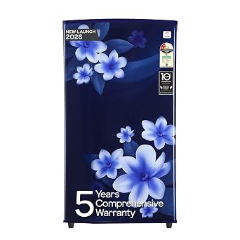 Godrej 180L 2 Star Direct Cool Single Door Refrigerator with 5 Year Comprhensive Warranty, Jumbo Vegetale Tray, Toughened Glass shelves (RD EDGE 205BN THF PP BL, Pep Blue)