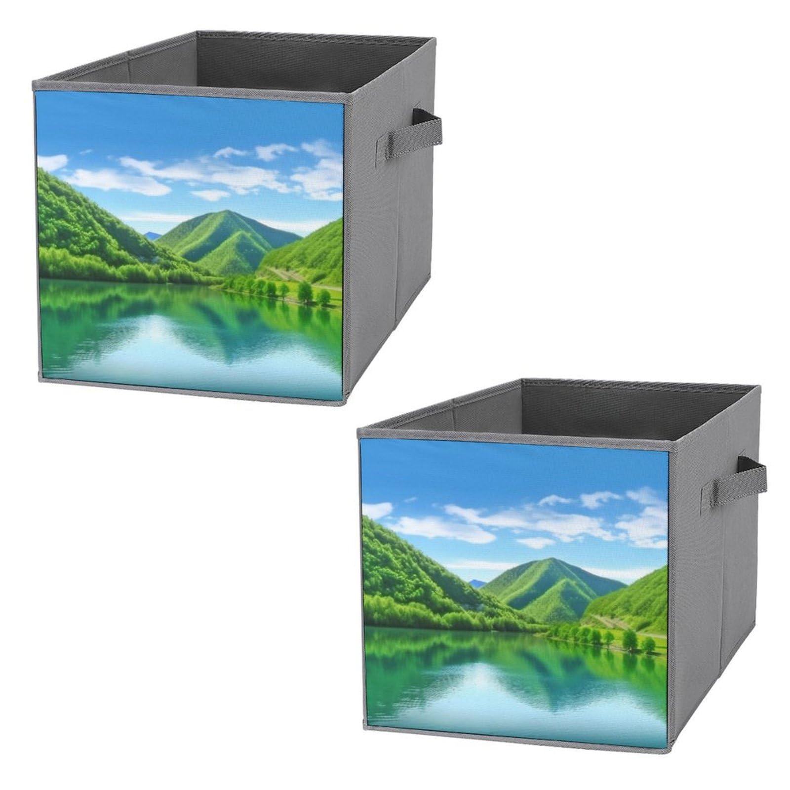 Cubes de rangement pliables pour vêtements et bacs gain de place