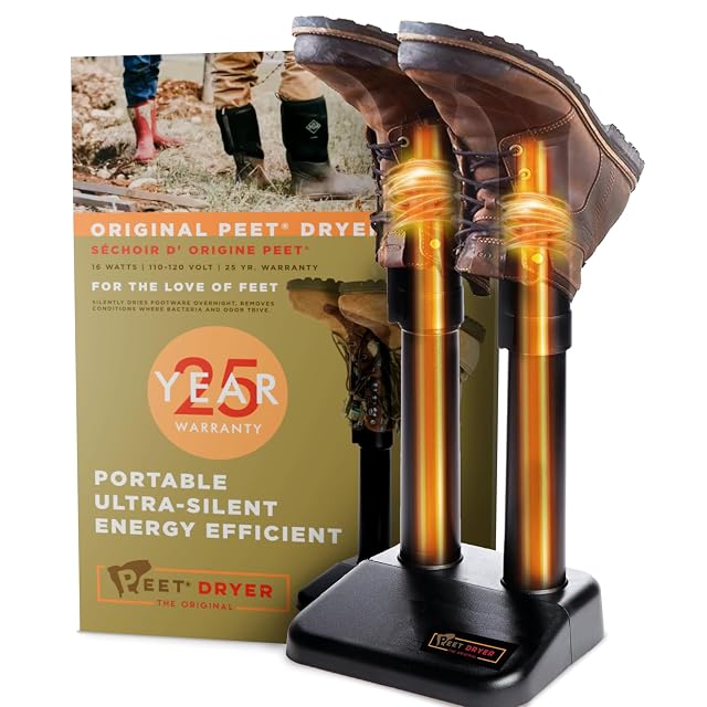 PEET Original Dryer Electric Shoe Dryer Effective Drying for Work Boots Outdoor Gear Athletic Gear Portable Silent Energy-Efficient