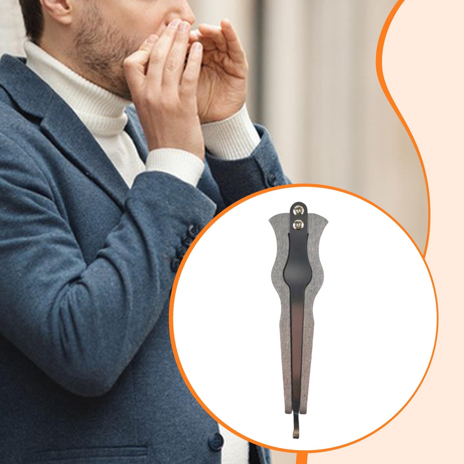 Scacciapensieri, scacciapensieri, regalo, suono meraviglioso, creativo, facile da suonare, strumento musicale portatile a bocca, maultrommel per, Curva D'argento