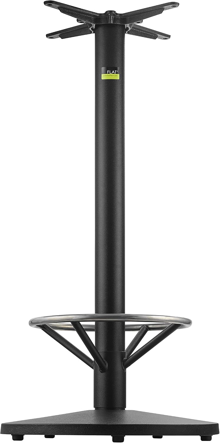 FLAT UR22 (Bar Height with foot ring) - Self-stabilizing, cast iron, table base