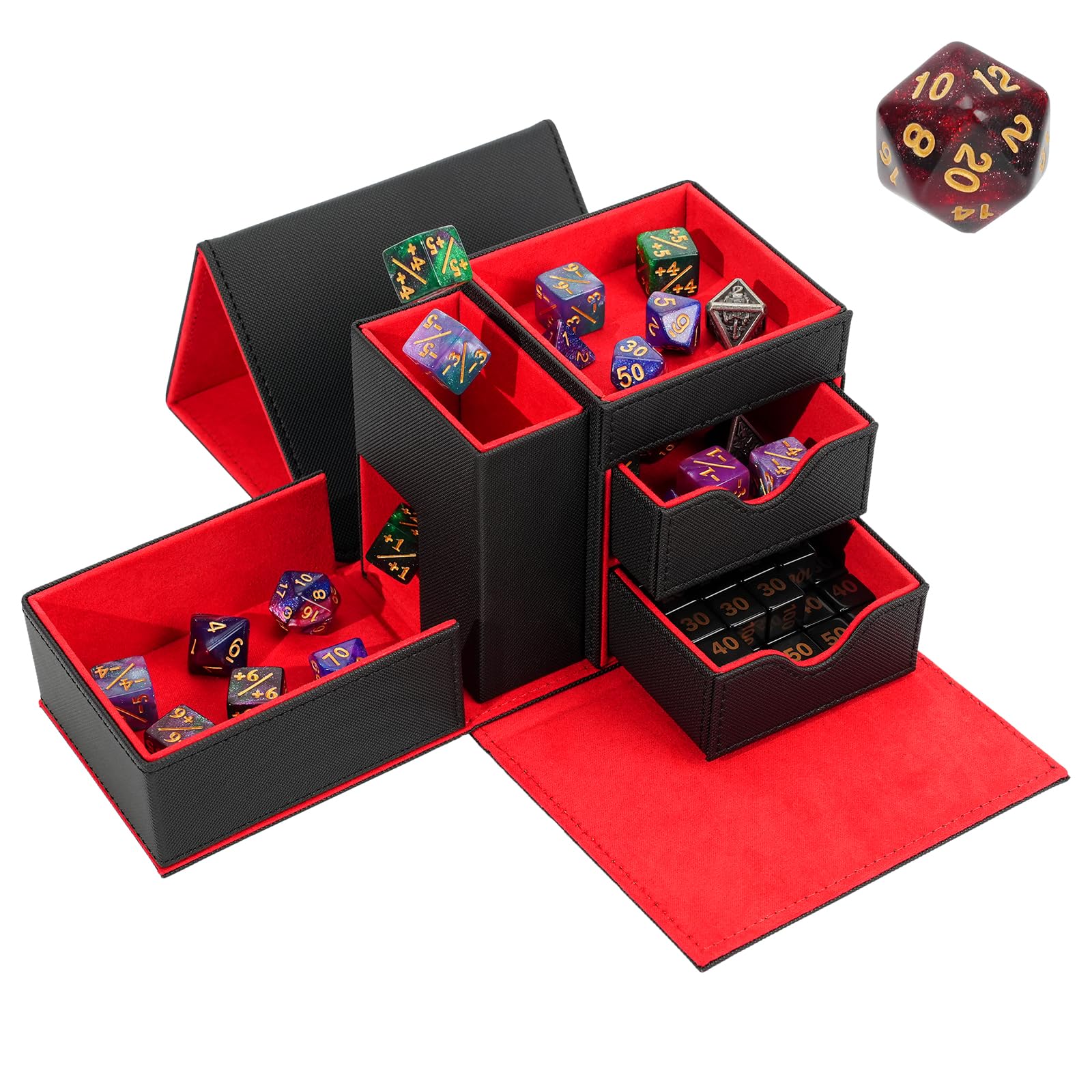 Stepane 3-in-1 Dice Storage Box