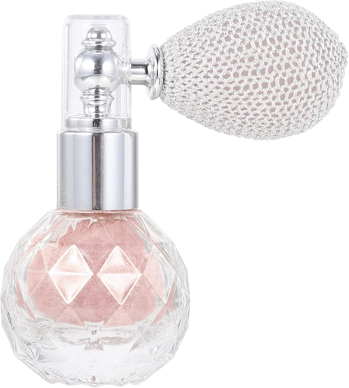 Lurrose Glitter Powder Spray Women Makeup Body Hair Highlighter Sprayer Shimmer Sparkle Powder Makeup Spray for Hair Face Body Nails Cosmetic Pink