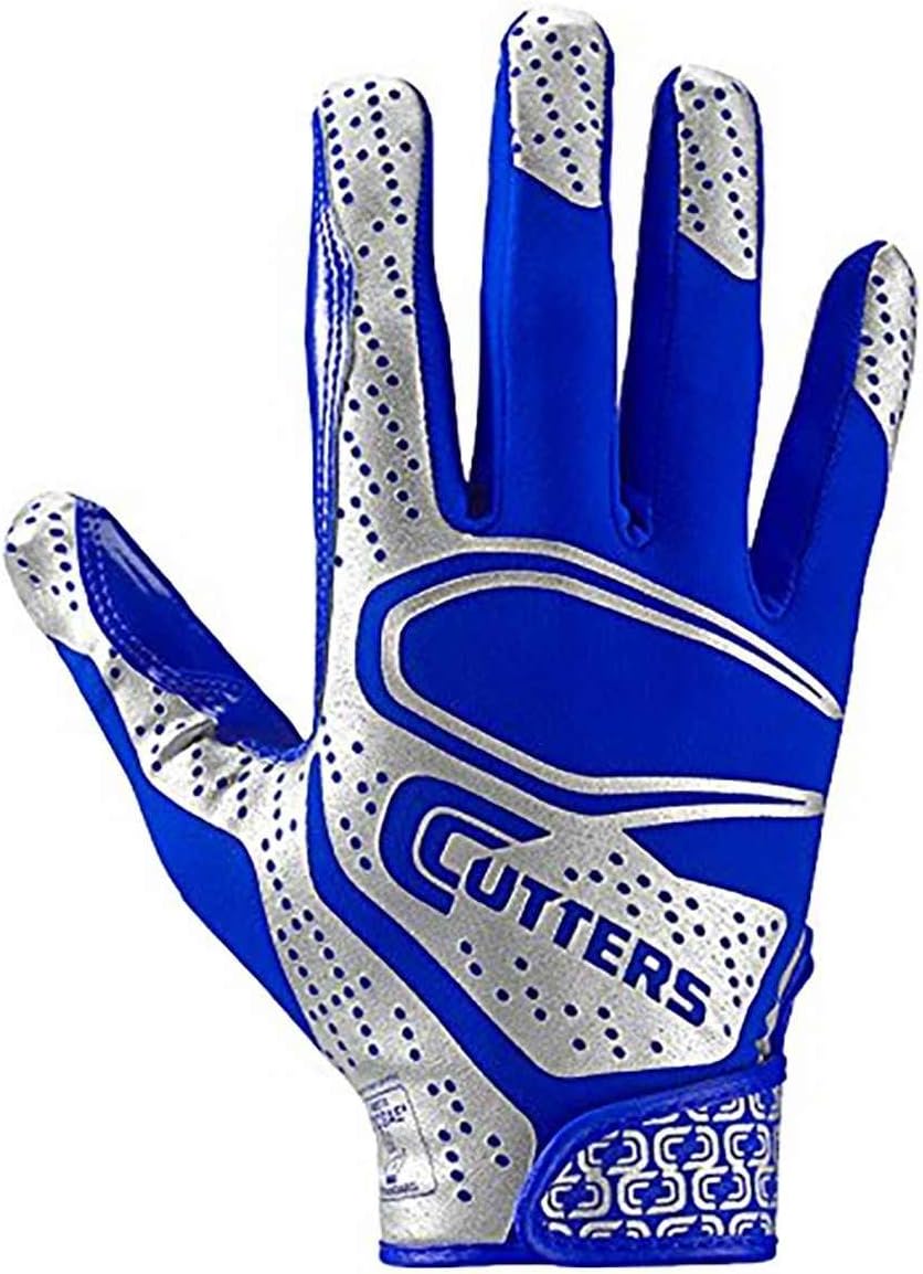Cutters Football Glove, Best Grip Football Gloves, Lightweight & Flexible, Youth & Adult Sizes, 1 Pair