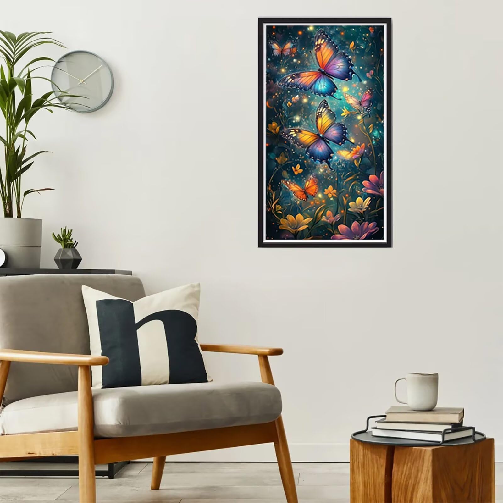 Diamentowe zestawy artystyczne, motyle, dla dorosłych, kwadratowe wiertło, malarstwo diamentowe, kwiaty dla początkujących, DIY, kryształowa sztuka dla dorosłych, zestaw do tworzenia kryształów 5D